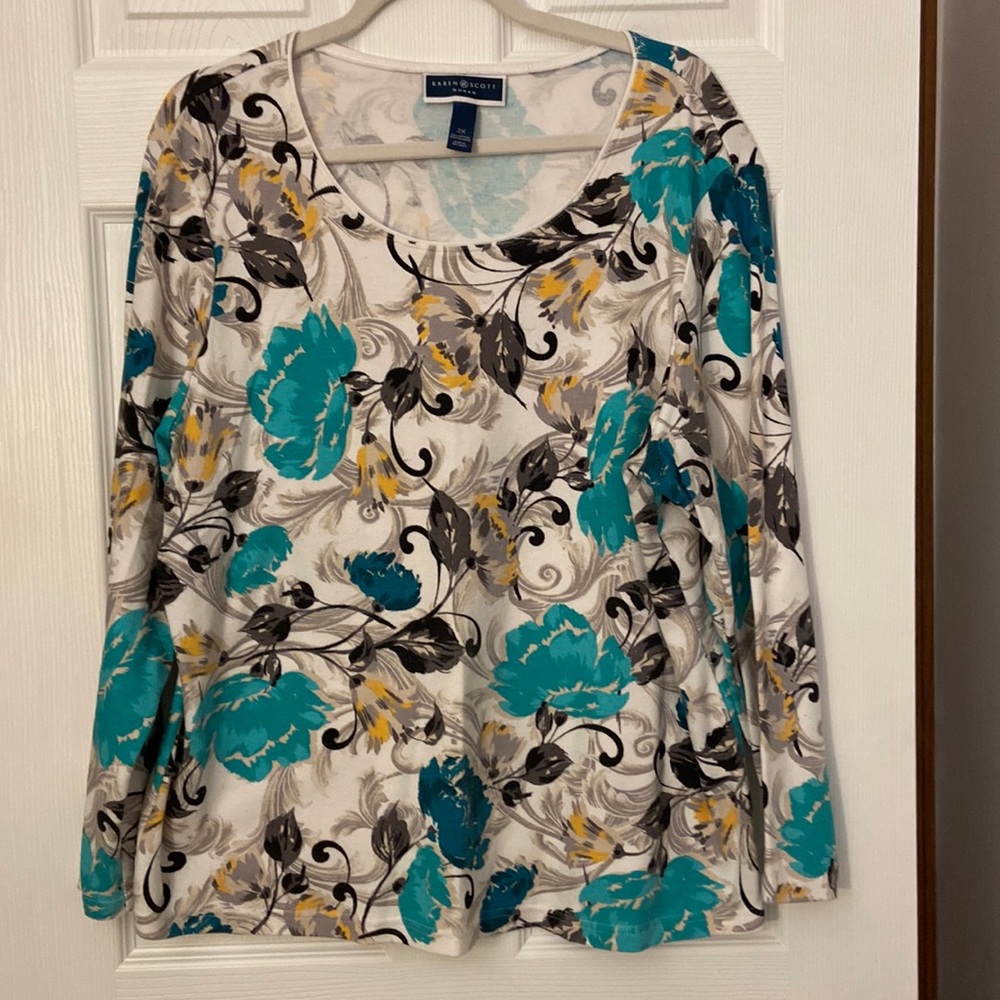 Karen Scott Soft long-sleeve T-shirt style top